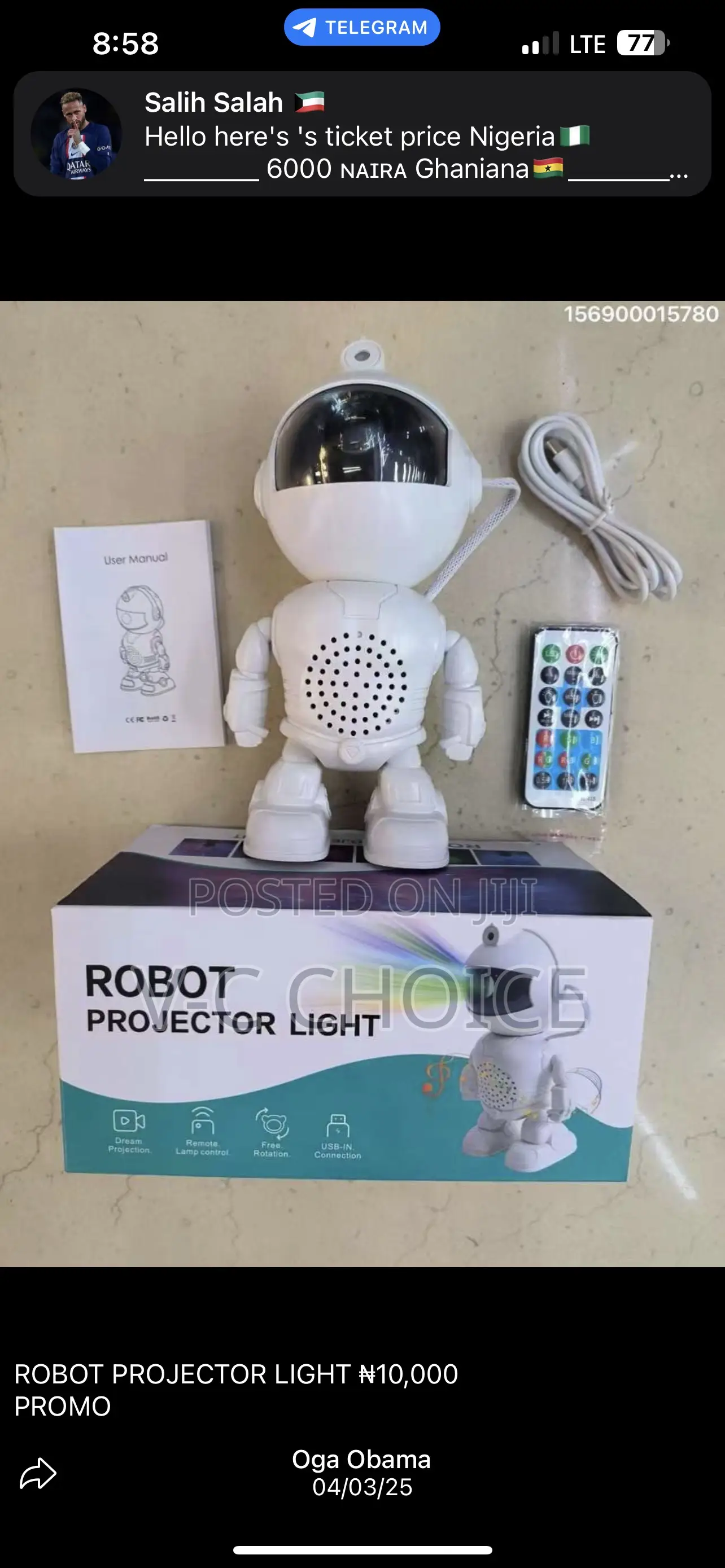 Robot Projection Light