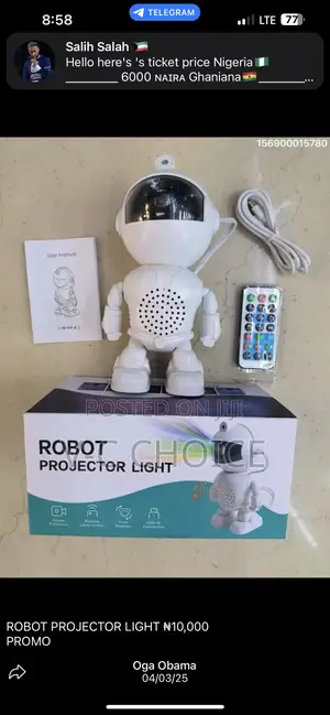 Robot Projection Light