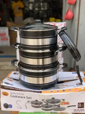 8pcs Hoffner (803) Non Stick Pot Set