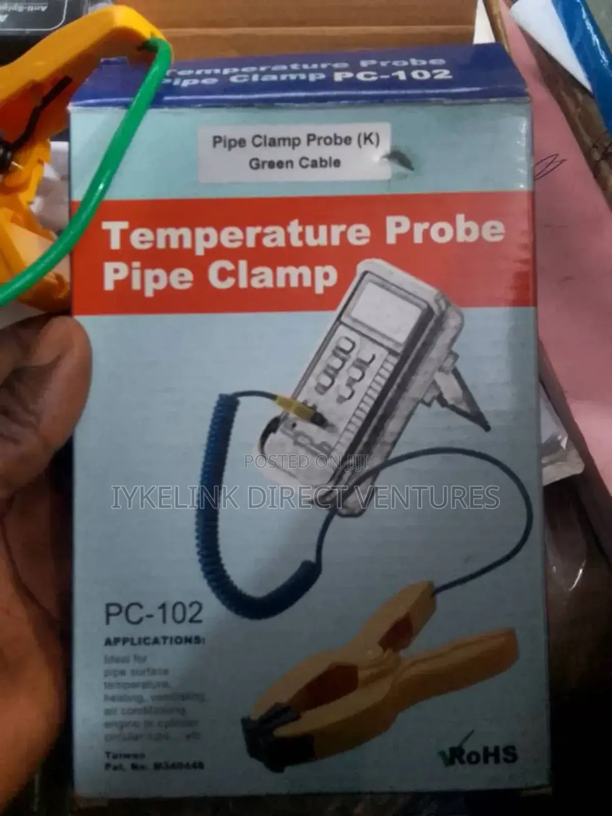 Temperature Probe Pipe Clamp