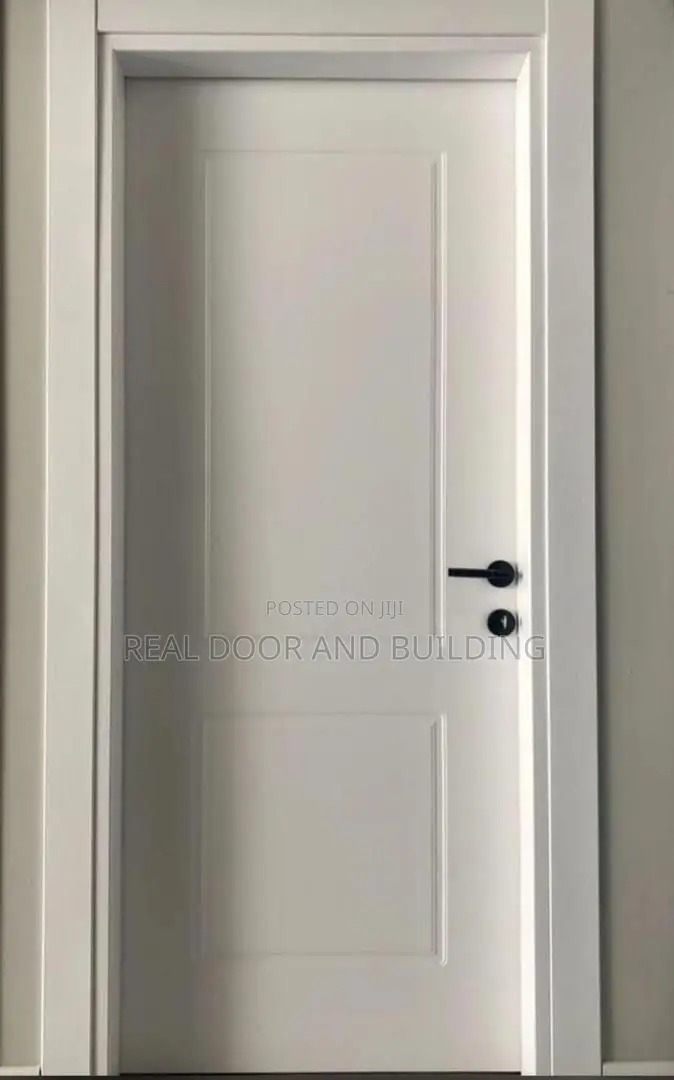 High Quality White Solid Wooden Door