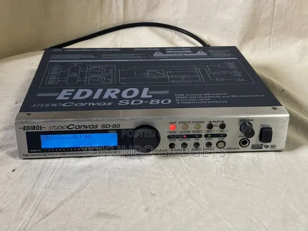 Edirol Sd-80 Studio Canvas 128-Voice Usb Sound Module Roland