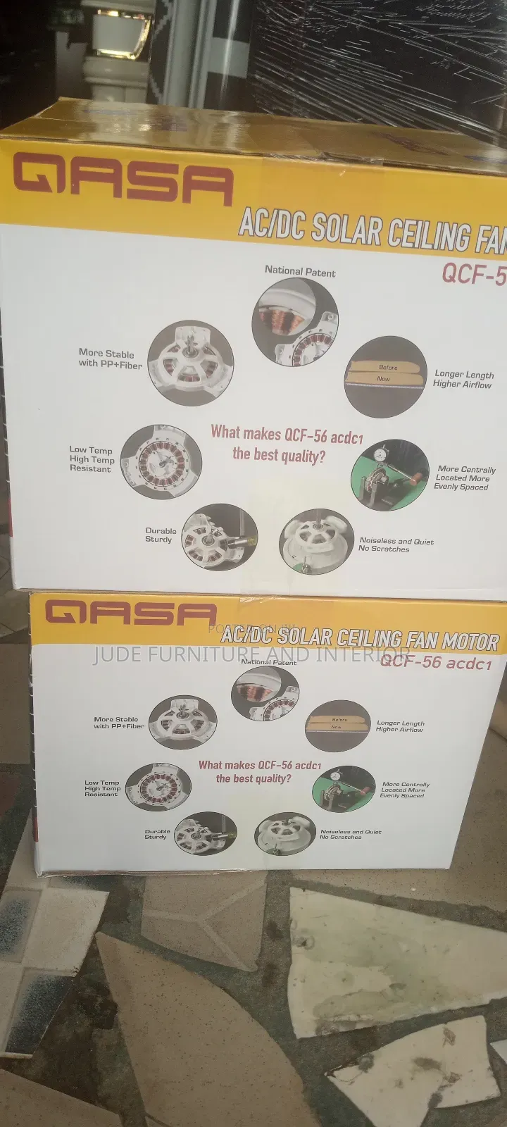 Qasa Solar Ceiling Fan
