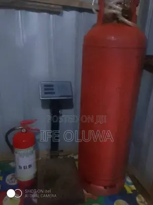 Photo - Gas Cylinder, Digital Scale Fire Extinguisher