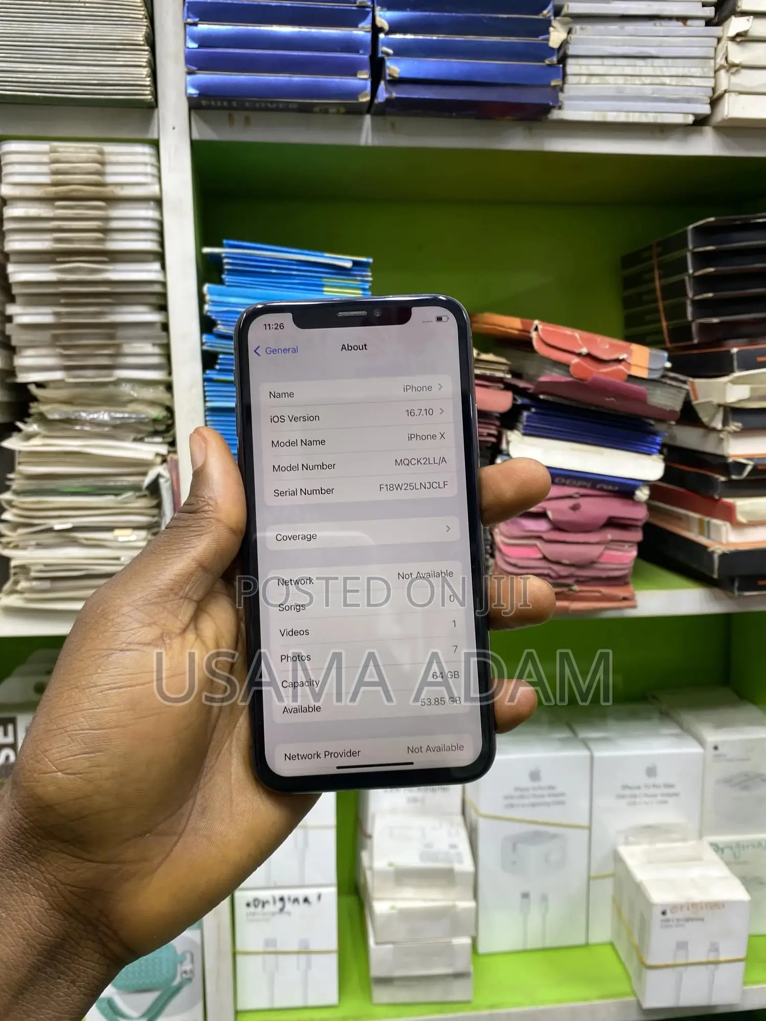 Apple iPhone X 64 GB Black