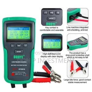 Duoyi Dy2015 12v Auto Battery Load Tester Tools 100-1700cca