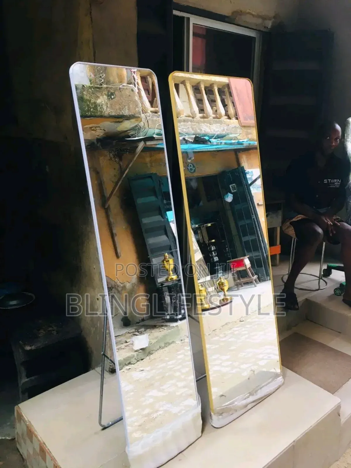 Full Length Mirror Non Break Standing Mirror
