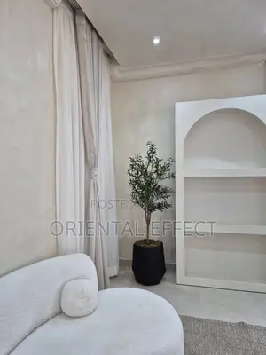 Artificial Olive Tree (180) With Matte Coral Pot ( Black)