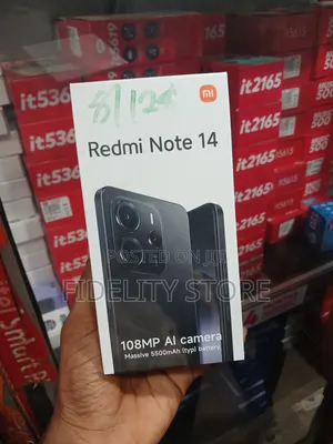 New Xiaomi Redmi Note 14 128 GB Black