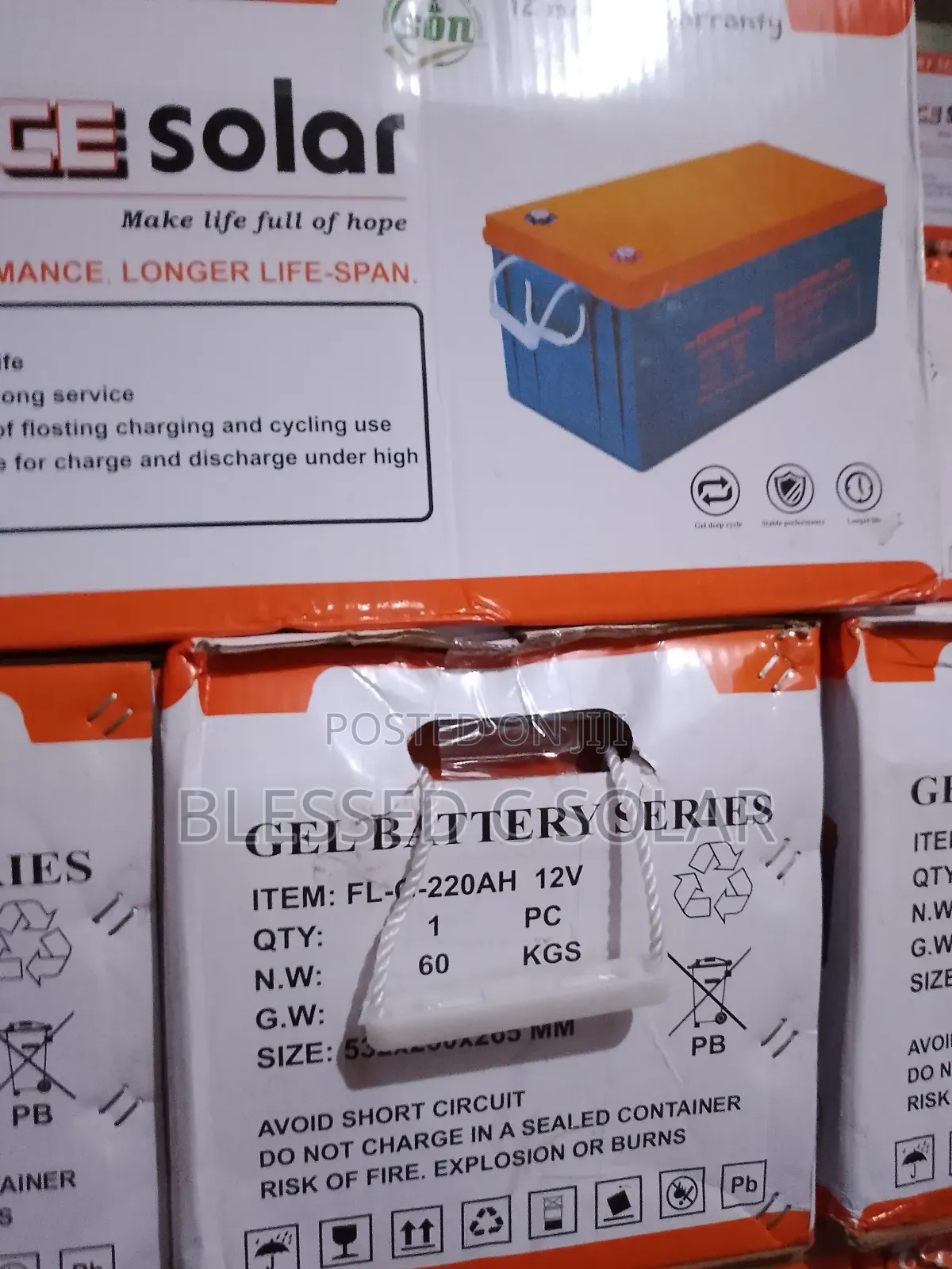 220ah 12v City Choice Solar Deep Cycle Battery in Victoria Island ...