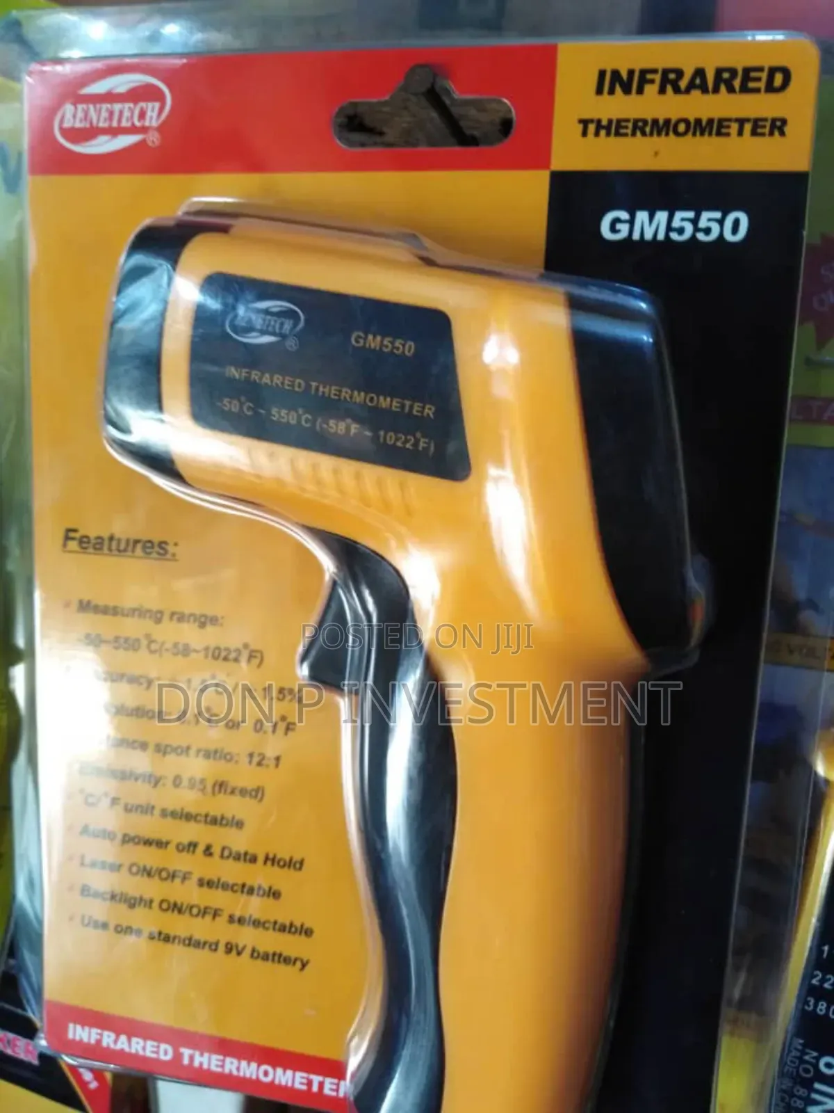 Benetech Gm550 Infrared Thermometer
