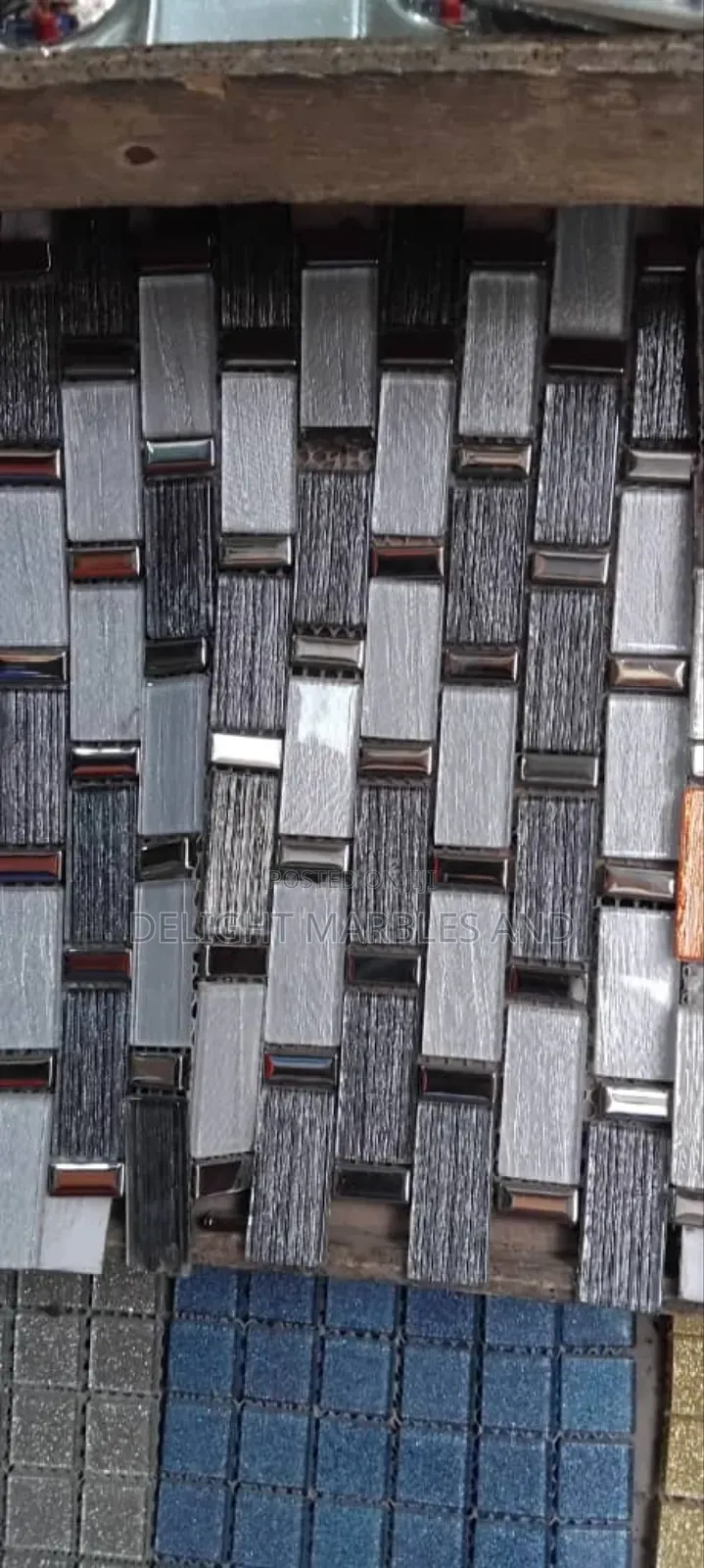 Mosaic Tiles Pillars Cladding
