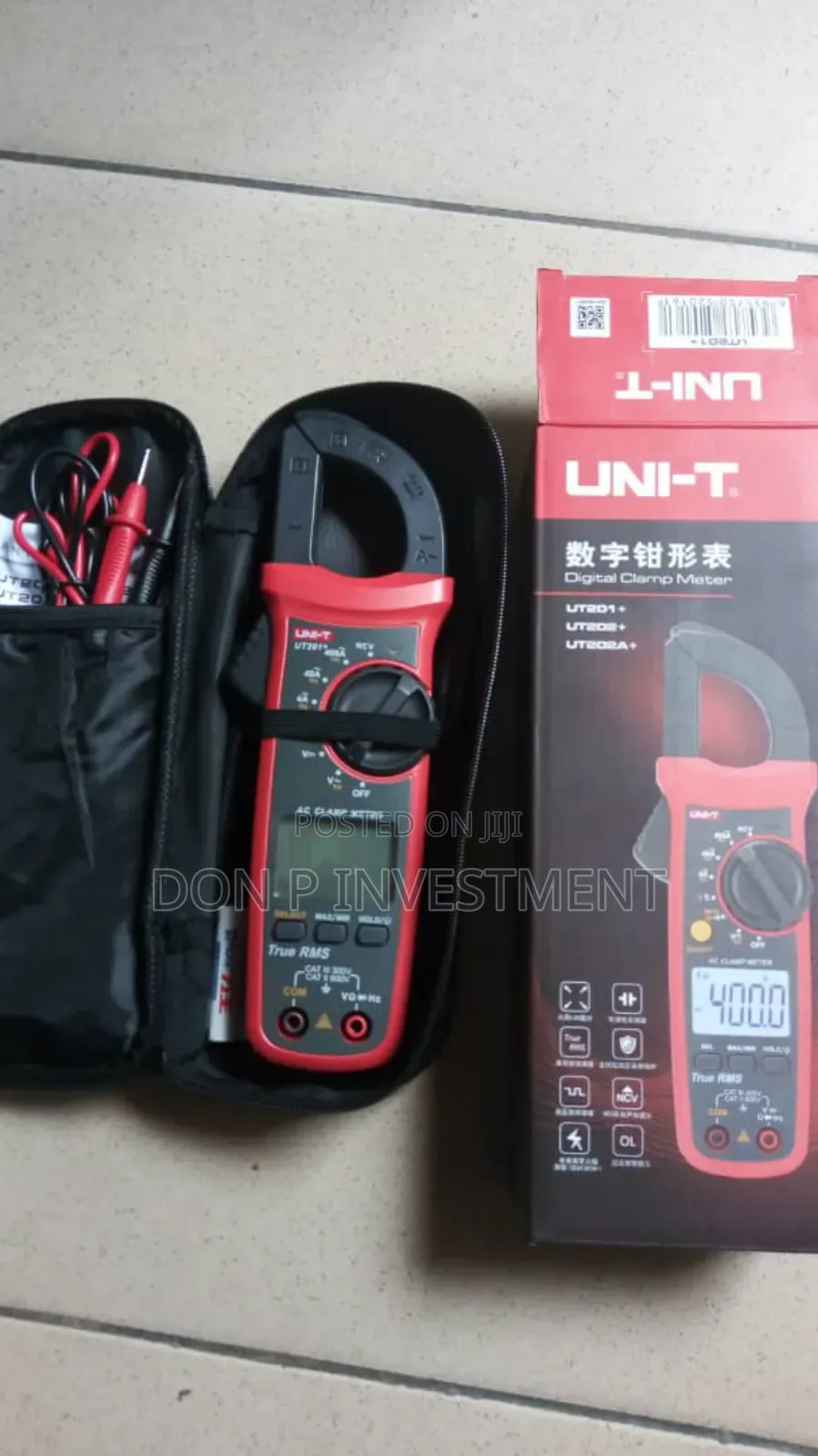 Uni-T Ut201+ Digital Clamp Meter,