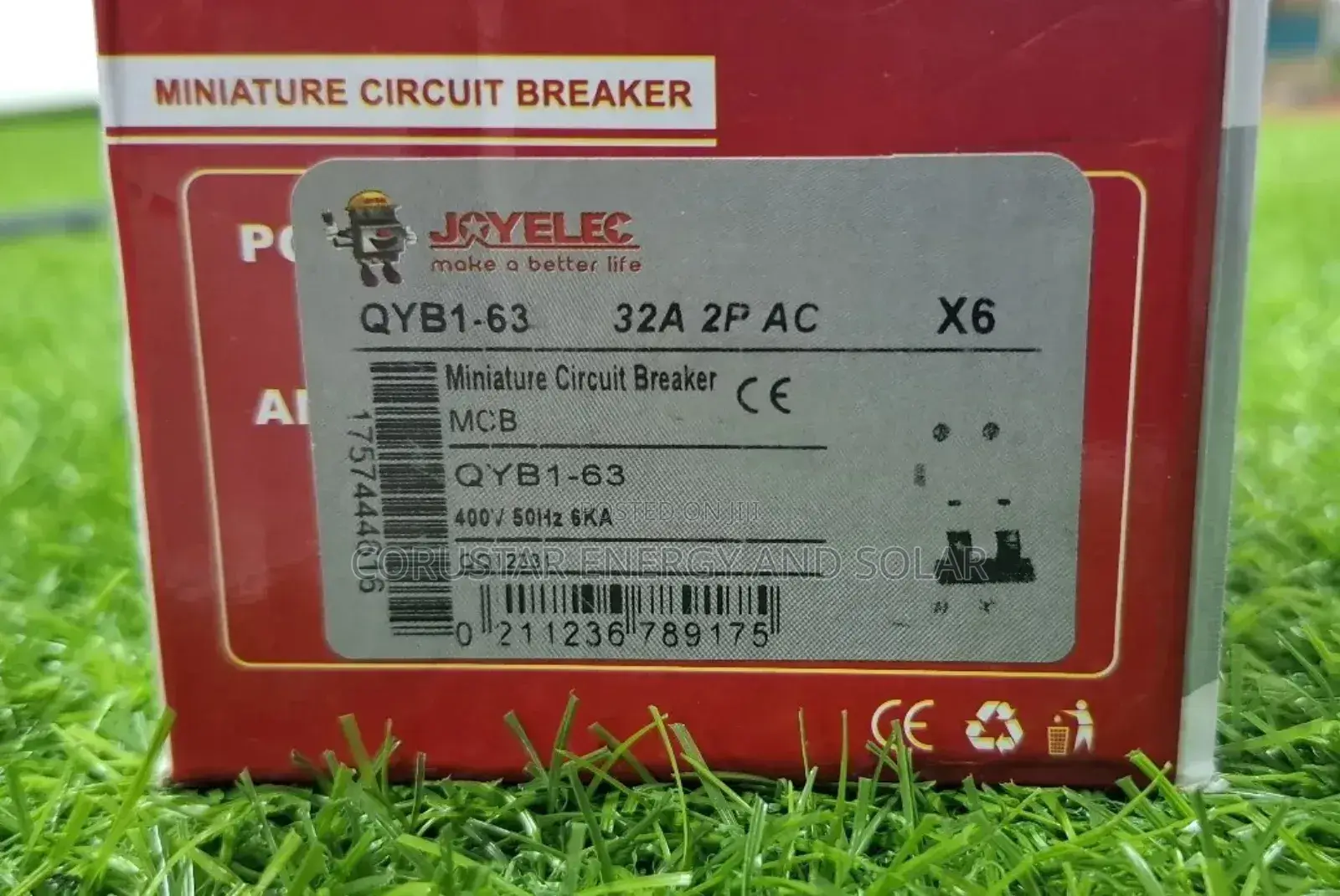 Breaker Joyelec 32a MCB 2p AC.