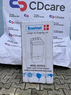 Pay Small Small Scanfrost Washing Machine On Cdcare.App