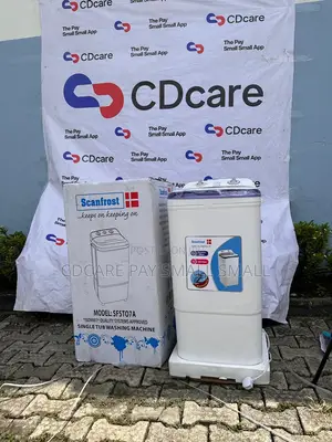 Pay Small Small Scanfrost Washing Machine On Cdcare.App