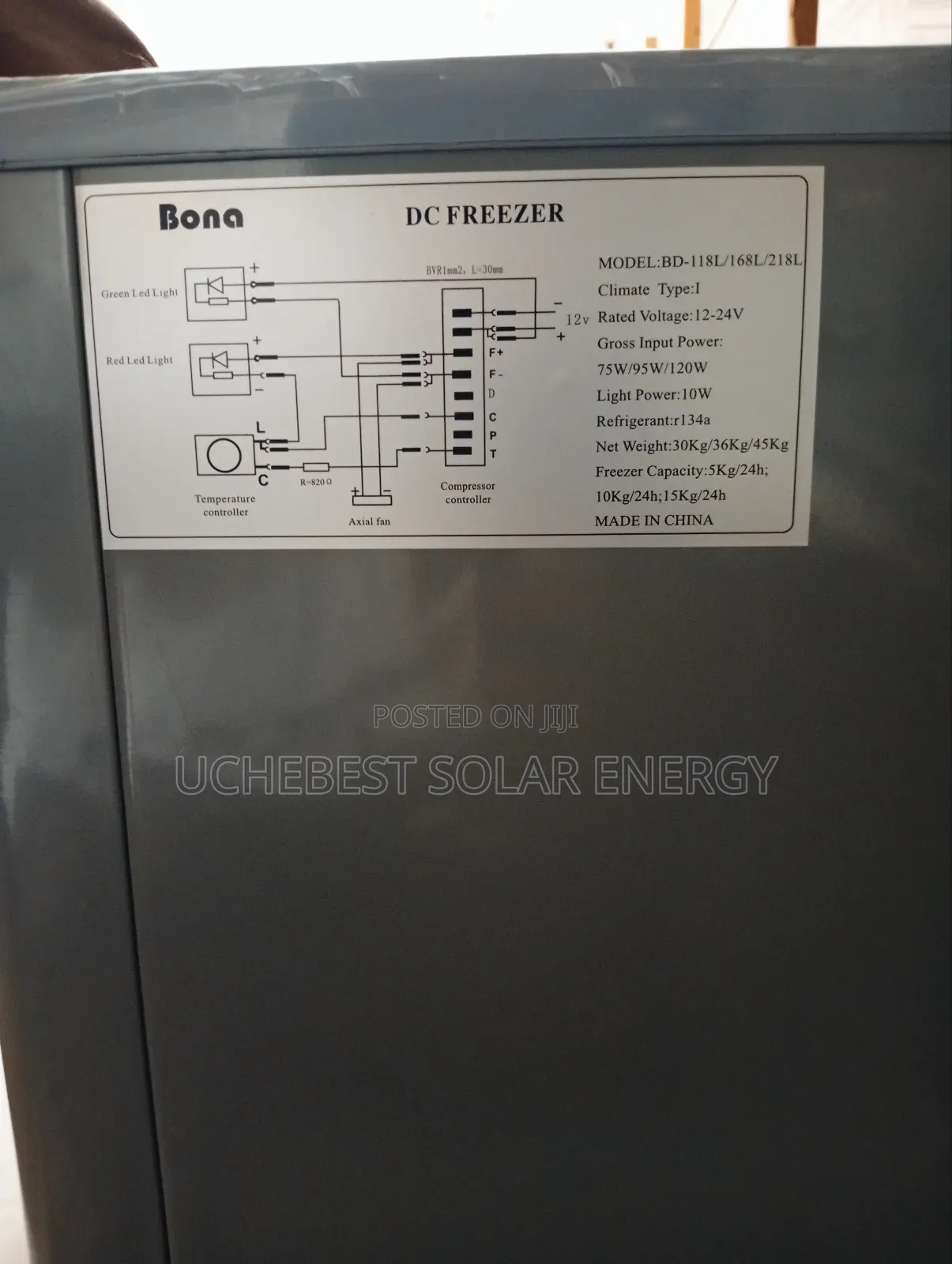 118 Liters Bona Freezer