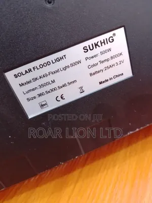 500w Solar Flood Light