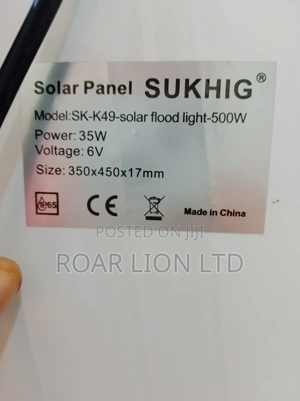 500w Solar Flood Light