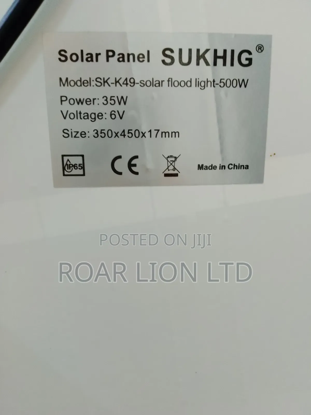 500w Solar Flood Light