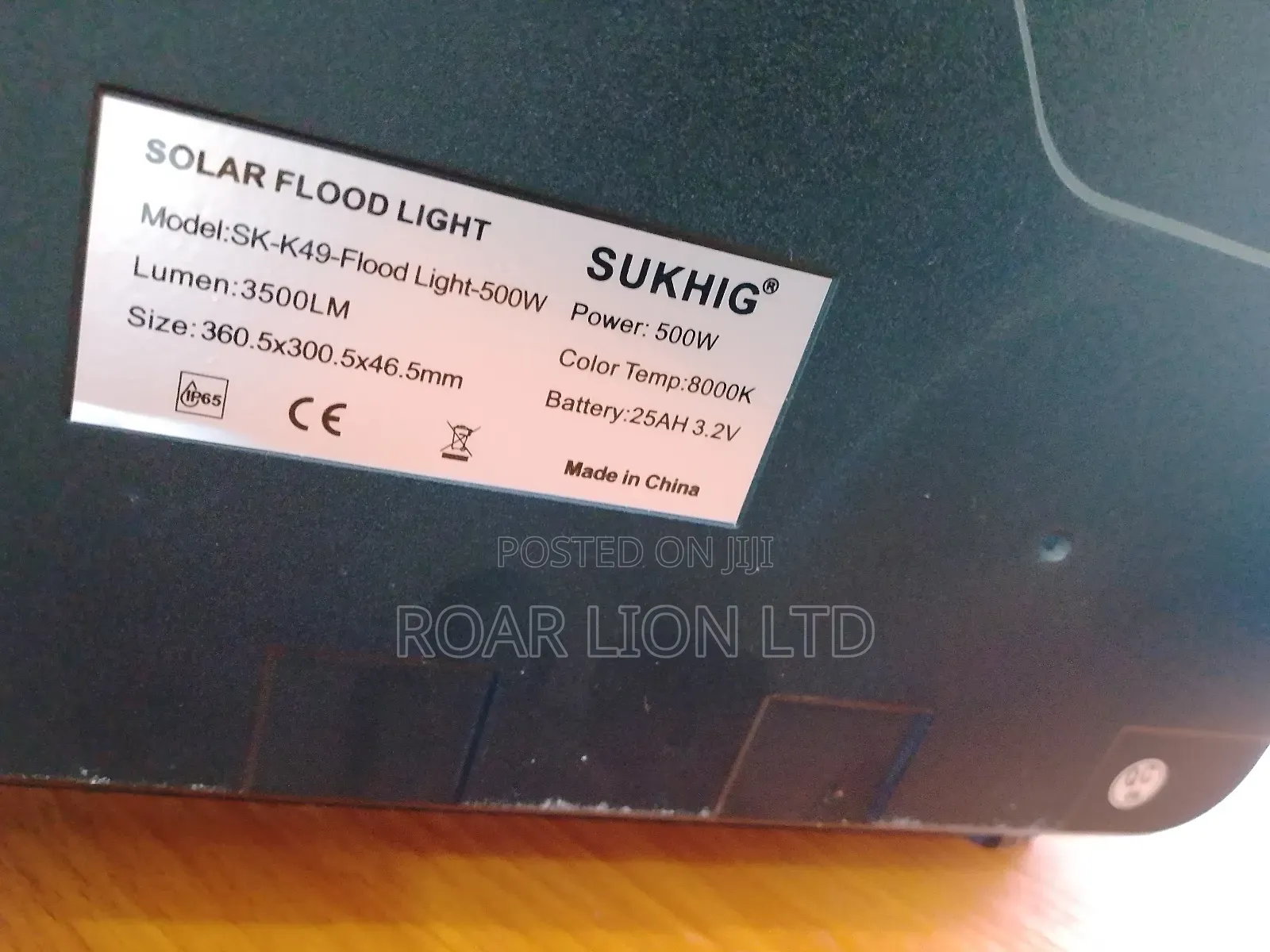 500w Solar Flood Light
