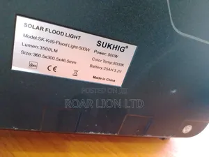 500w Solar Flood Light