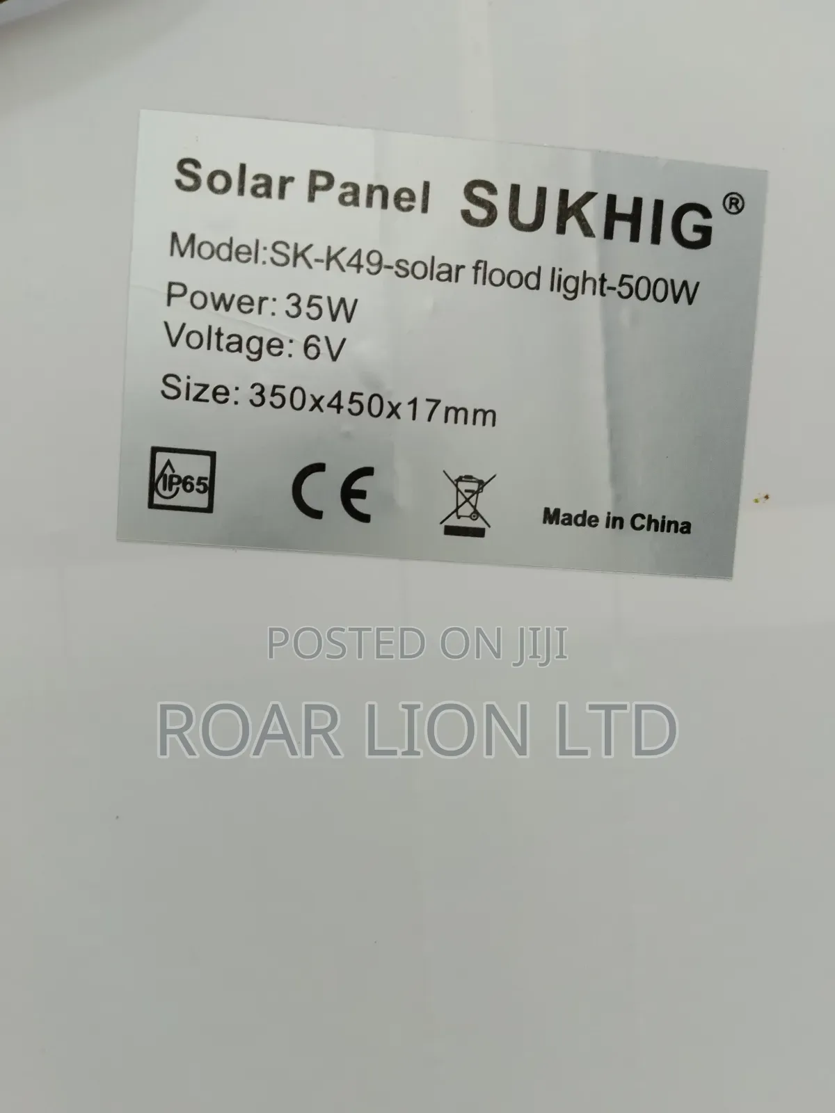 500w Solar Flood Light