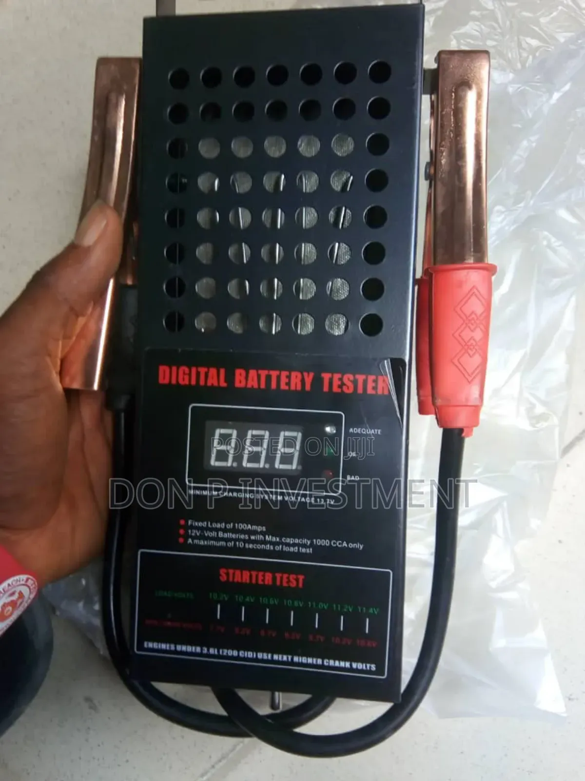 Battery Tester-Digital 12v