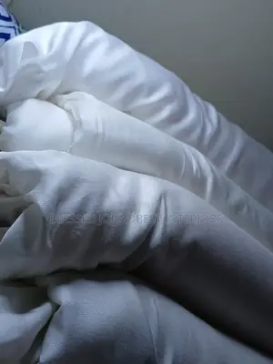 Original Silky White Bedsheet Materials