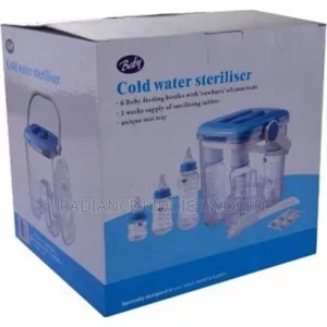 Photo - Cold Water Sterilizing Unit With Feeding Bottles