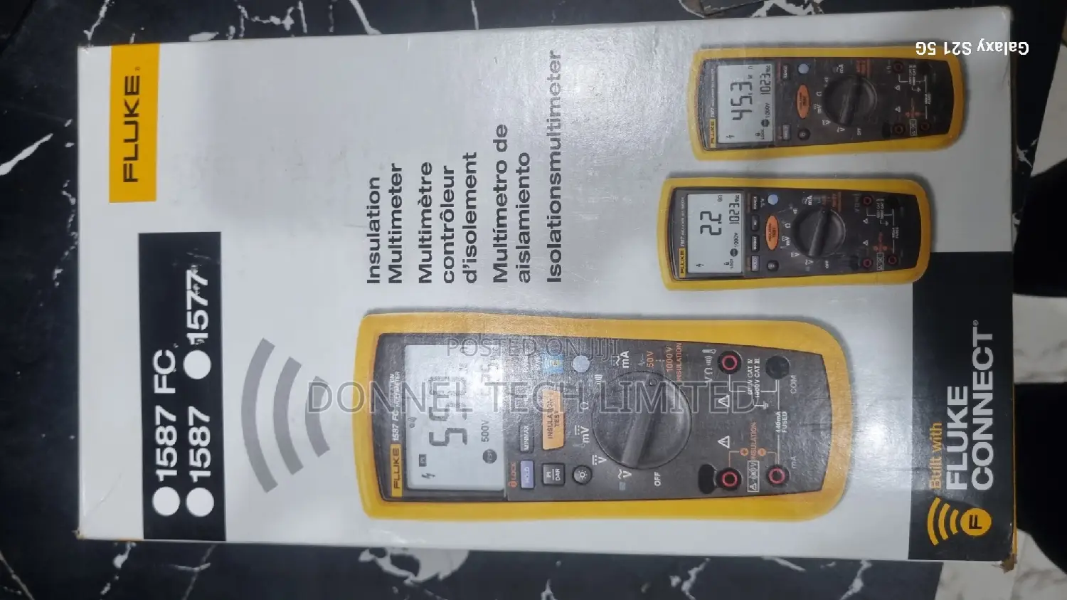Fluke 1587fc Digital Insulation Tester
