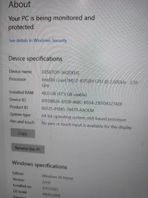 Laptop MSI GS63 Stealth 8RD 32GB Intel Core I7 HDD+SSD 1T