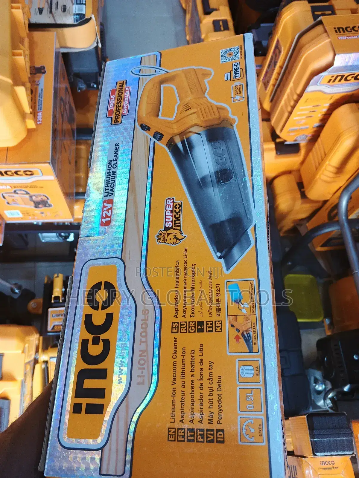 12volt Ingco Vacuum Cleaner