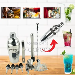 10 Piece Simpeds Bartender Kit With Stand /Bartender Set