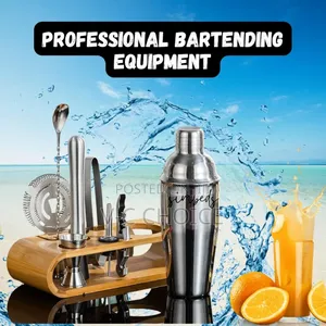 10 Piece Simpeds Bartender Kit With Stand /Bartender Set