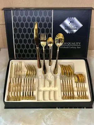 24pcs Polished Cutlery Set