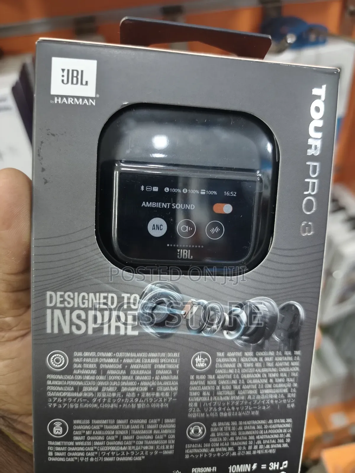 JBL Tour Pro 3 Bluetooth Earbuds 2024