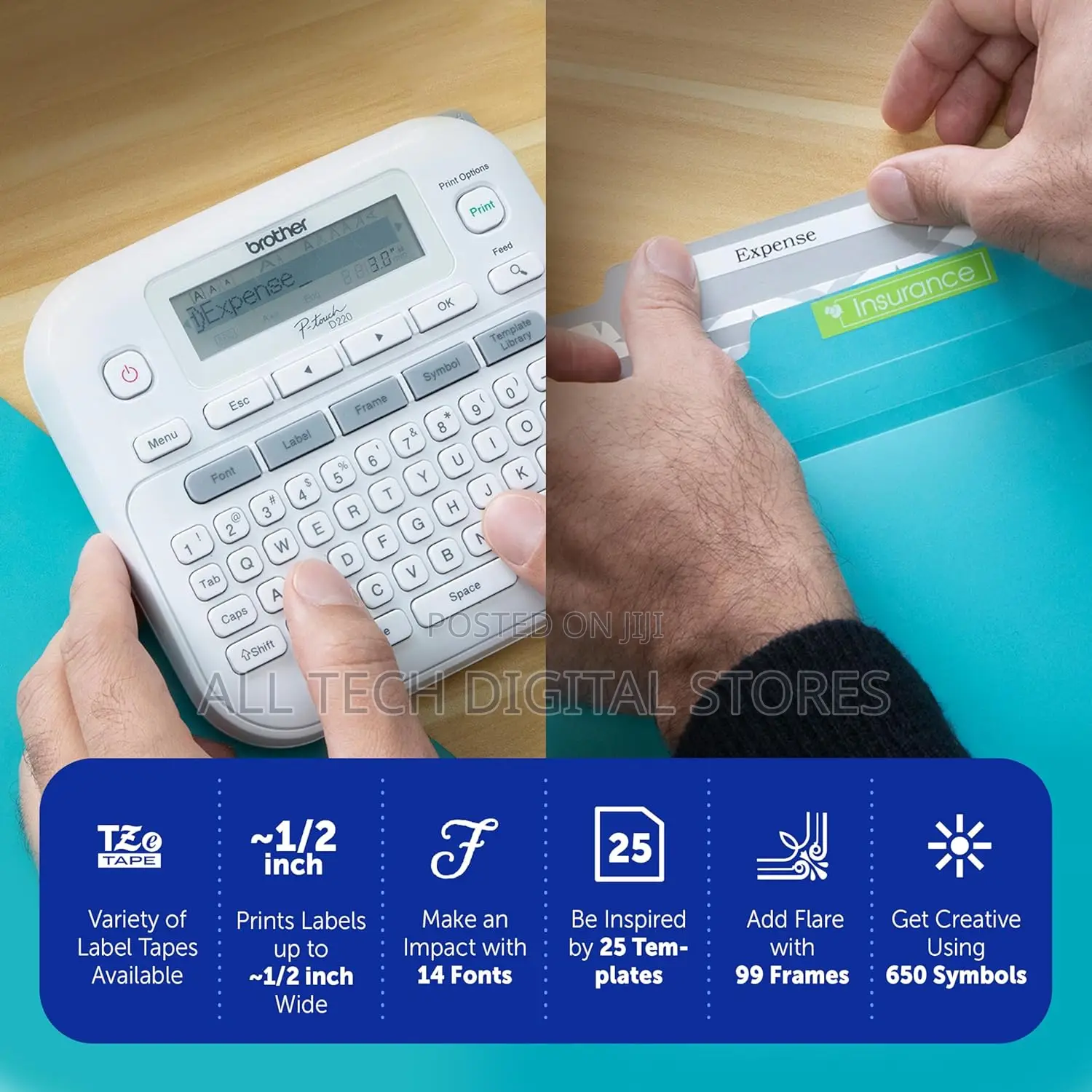 P-Touch D220 Label Printer