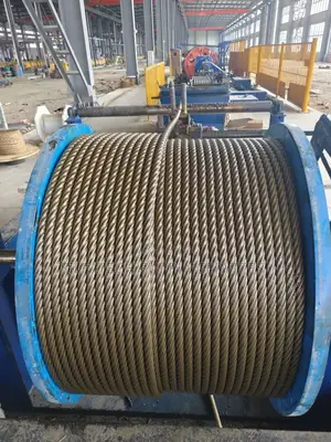 22mm Black Steel Wire Rope