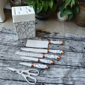 7pcs Marble Design Knife Set