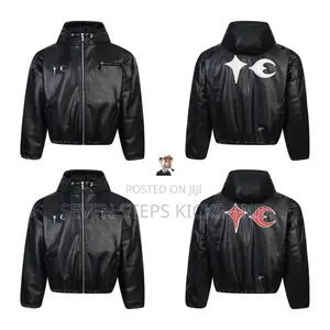 Photo - High Quality Thug Club Rock Hoodie Luxury Leather Jackets