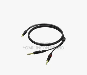 Procab Pra713 3.5 Mm Male Stereo - 2 X 6.3 Mm Jack Male Mono