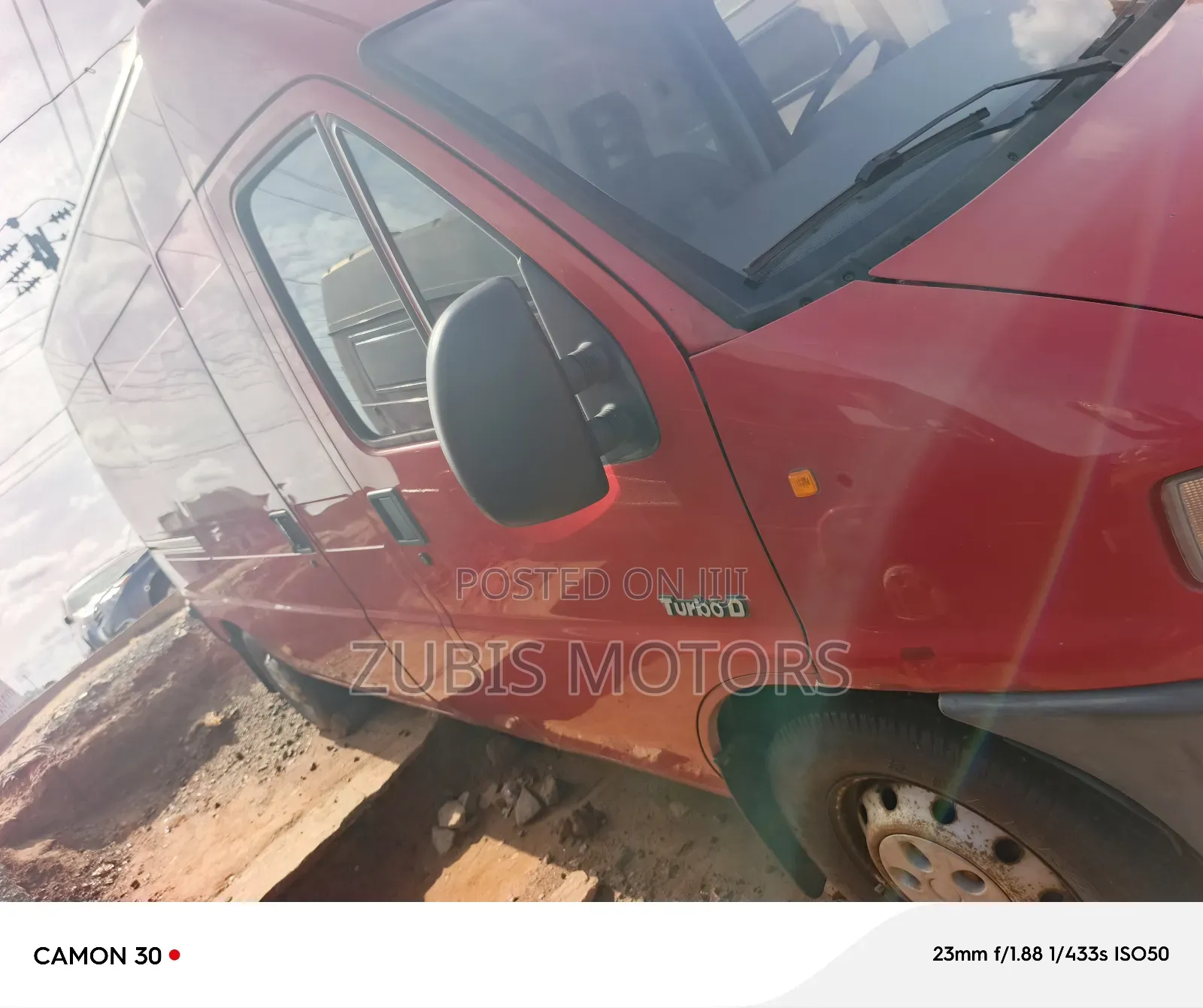 Peugeot Boxer 2004 Red