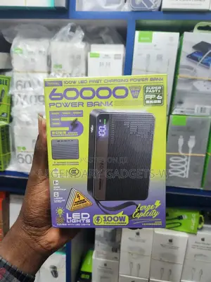 Remax 60,000mah Powerbank 100w Fast Charge