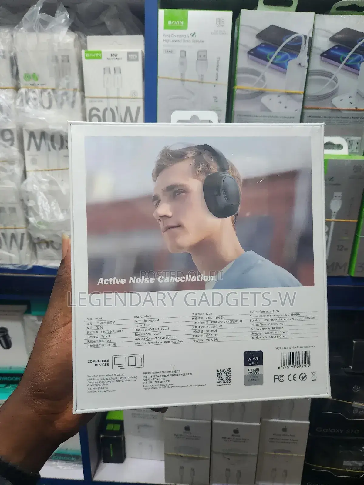 Wiwu Pilot Headset Noise Cancellation