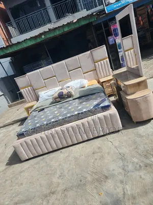 Quality Set of Padded Bed Stand.