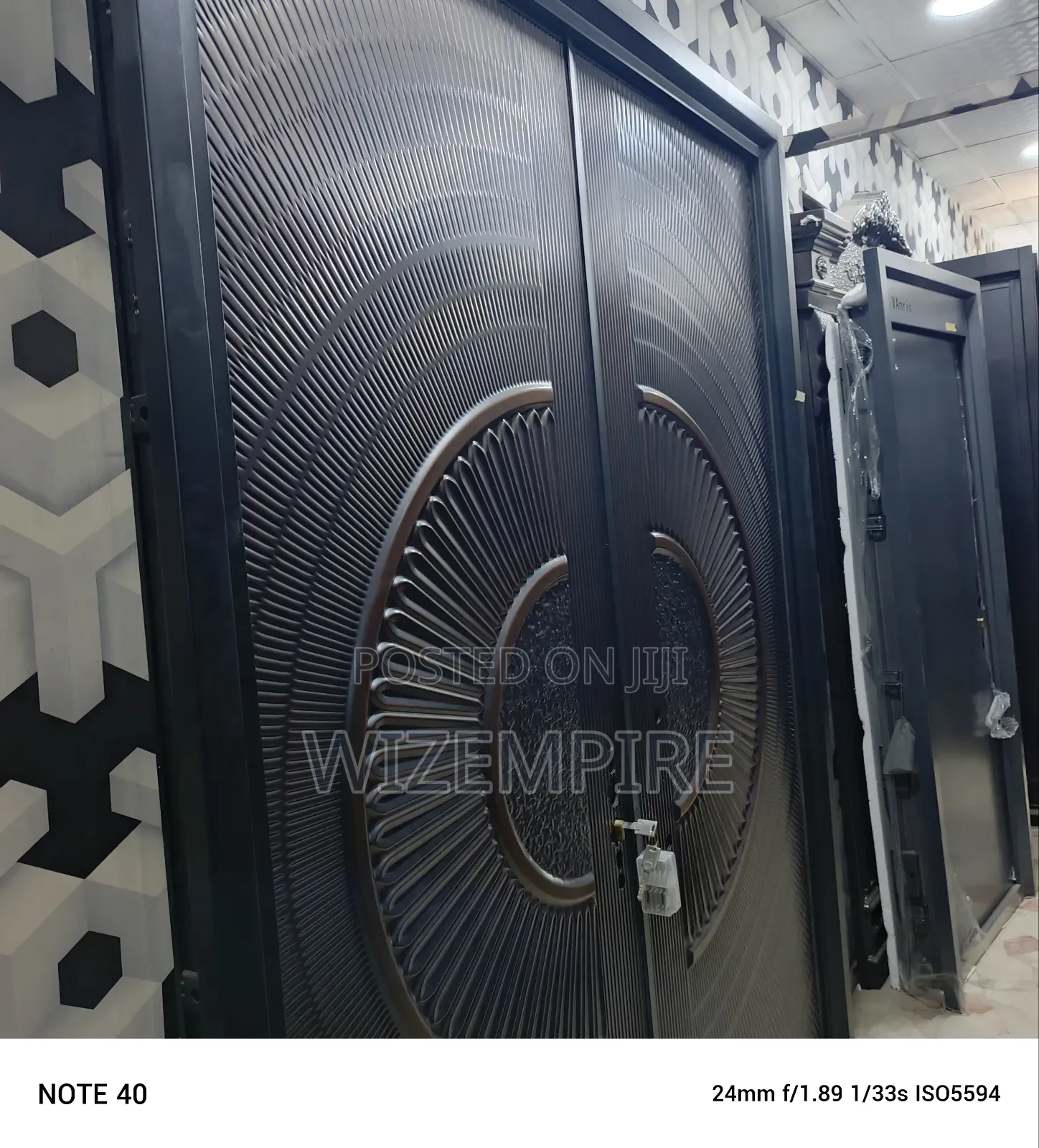 6ft Copper Cast Doors Available