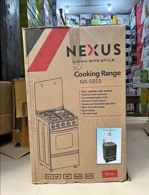 Nexus 4 Burner Auto Ignition Gas Cooker With Oven (4+0)