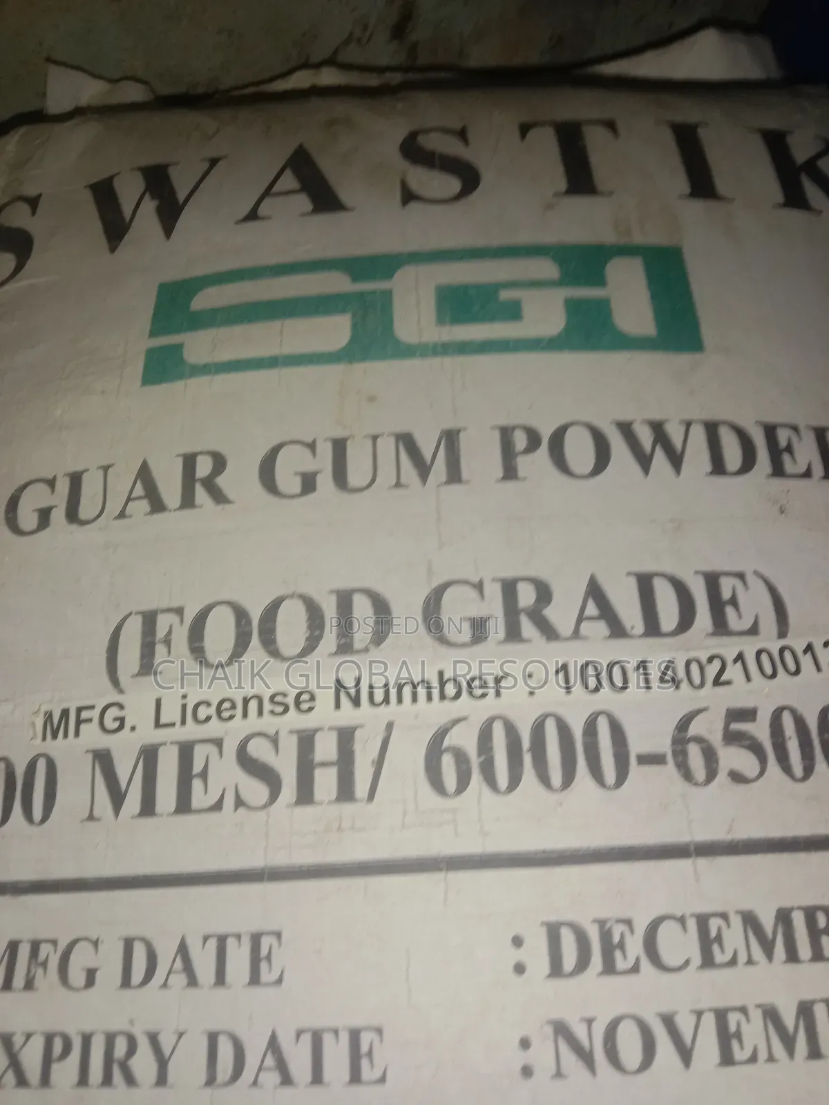 Guar Gum 25kg