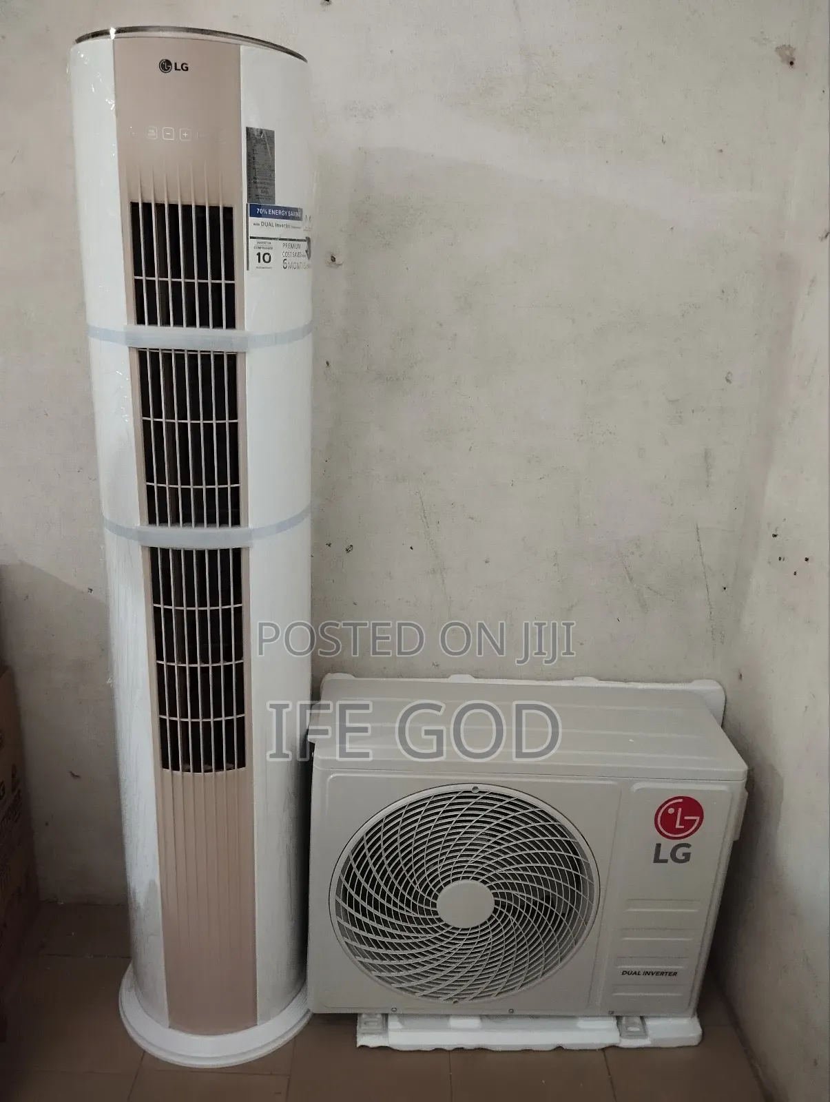 New Lg 3 Tons Dual Inverter Floor Standing Air Conditioner